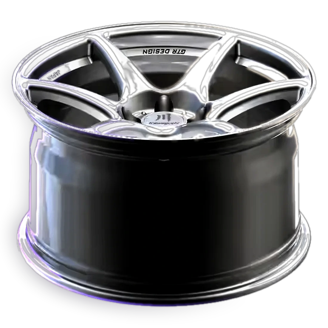 Kawaguchi KG01 forged wheel in hyper silver, 18x10.5, deep barrel